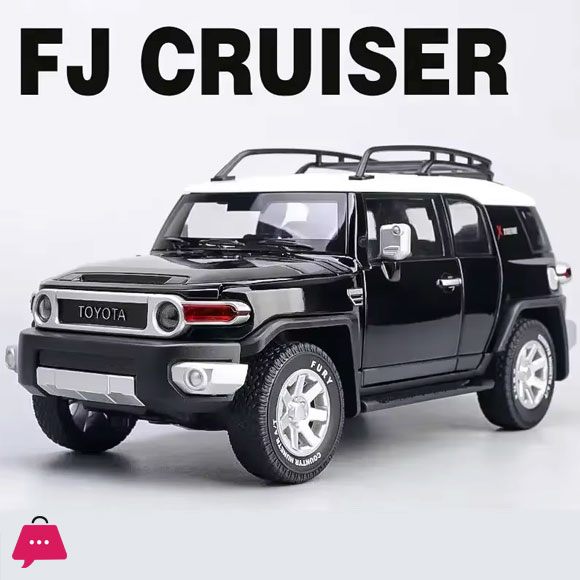 1:24 Toyota FJ Cruiser SUV Alloy Car Model Diecasts Metal Off-road Vehicles Car Model