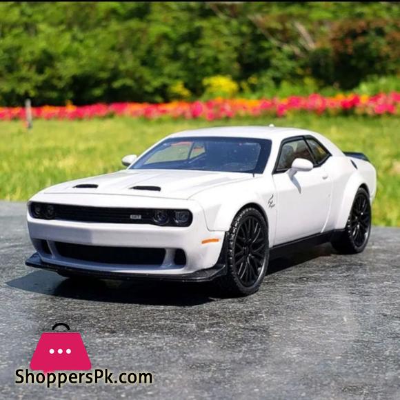 1:24 Alloy Dodge Challenger SRT Musle Car Model Diecast Metal Sports Car Model