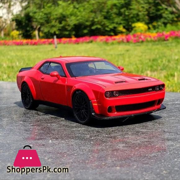1:24 Alloy Dodge Challenger SRT Musle Car Model Diecast Metal Sports Car Model