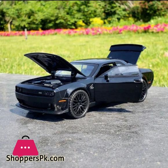 1:24 Alloy Dodge Challenger SRT Musle Car Model Diecast Metal Sports Car Model