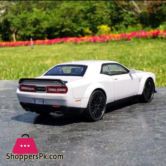 1:24 Alloy Dodge Challenger SRT Musle Car Model Diecast Metal Sports Car Model