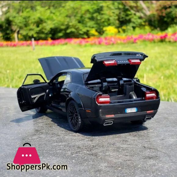 1:24 Alloy Dodge Challenger SRT Musle Car Model Diecast Metal Sports Car Model