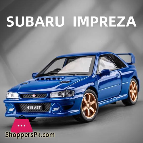 1:32 Subaru Impreza STI WRX Alloy Model Car Toy Diecasts Metal Casting Sound and Light Car