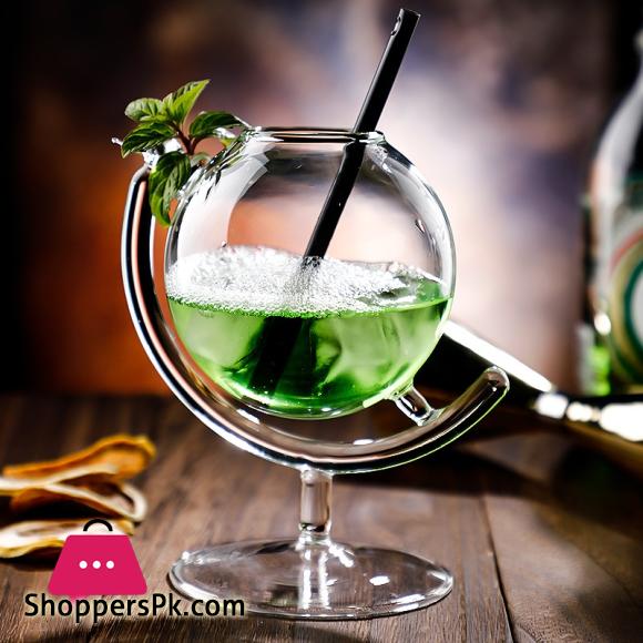 330ml Creative Globe Design Cocktail Glass Personalized Juice Cold Drink Cup