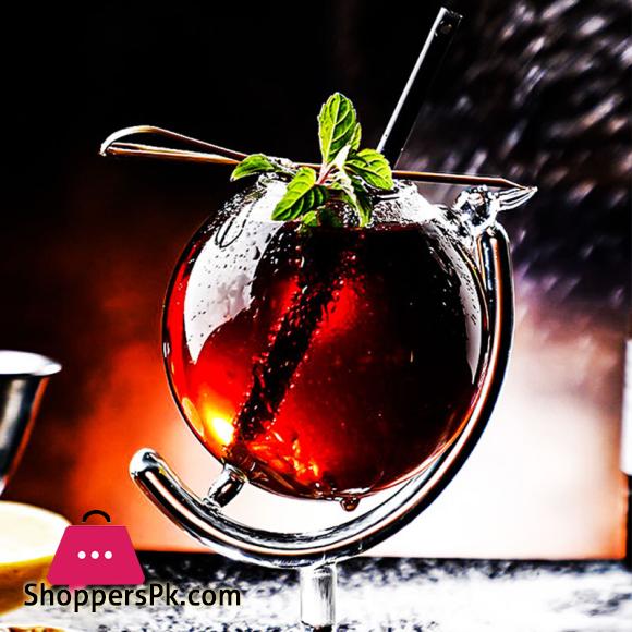 330ml Creative Globe Design Cocktail Glass Personalized Juice Cold Drink Cup