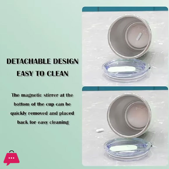 350ml Stainless Steel Cup Automatic Self Stirring Mug Coffee Milk Juice Mixing Cup Electric Magnetic Stirring Cup