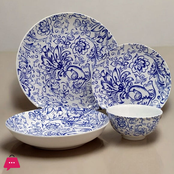 Ceramic Breakfast Set 24 Pieces