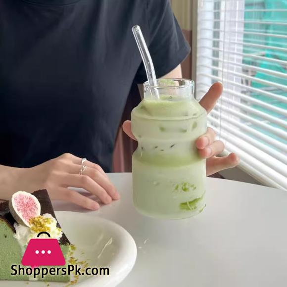 Creative Lactic Acid Bacteria Glass Cup Coffee Glasses Heatproof Milk Juice Ice Tea Glass 500ml