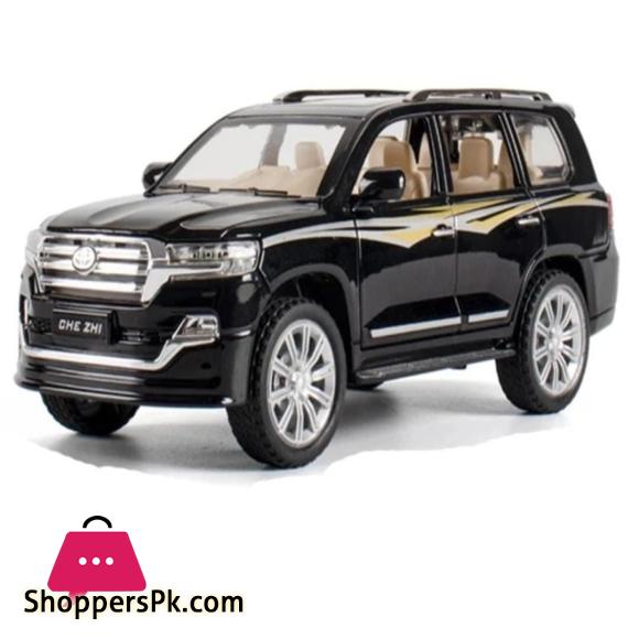 Diecast 1:24 Scale Land Cruiser V8 Alloy Model Car Lights & Sound 6 Door openable