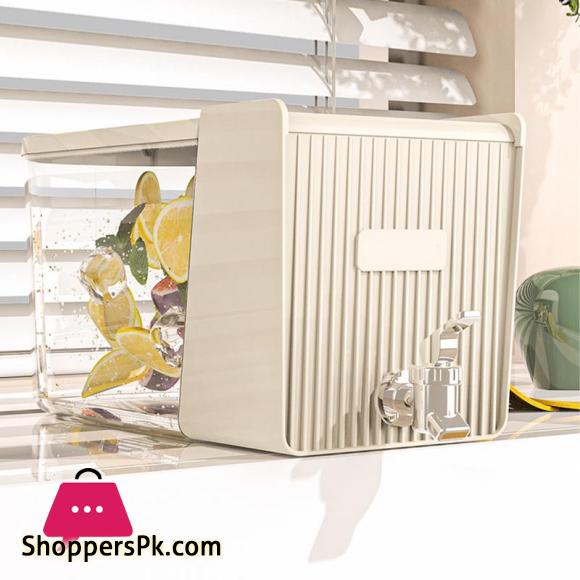 Fridge Drink Dispenser Leakproof Fridge Water Dispenser Drink Container 5.3 Liter