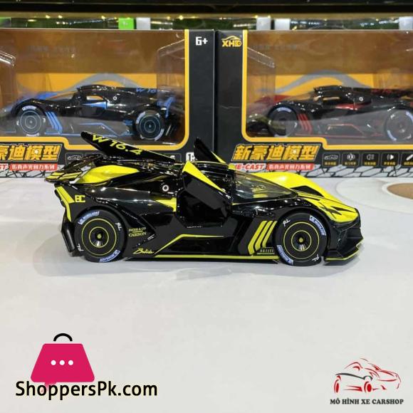 1:24 scale Bugatti Bolide XHD Metal Car Model Supercar