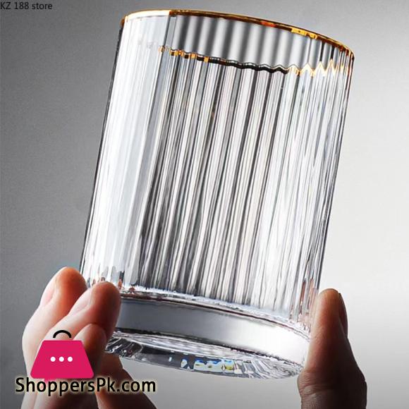 ROSSEL Crystal Self Linning Easy Grip Drink Glass Set of 6