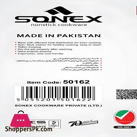 Sonex New Non stick Blosoom Cookware Sets Gift Pack of 16