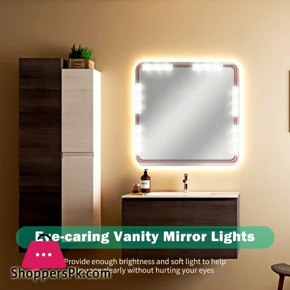 USB LED Strip Lights Dressing Mirror Makeup Mirror Lights Dimmable Touch Control Vanity Mirror Lights Bathroom Mirror Light