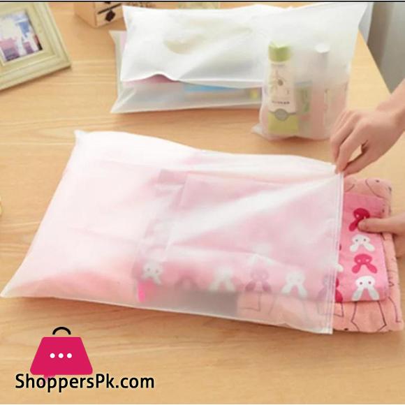 Zip Lock Plastic bags – Slider Suit Packing Bags - Pack of 100