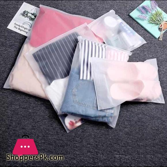 Zip Lock Plastic bags – Slider Suit Packing Bags - Pack of 100