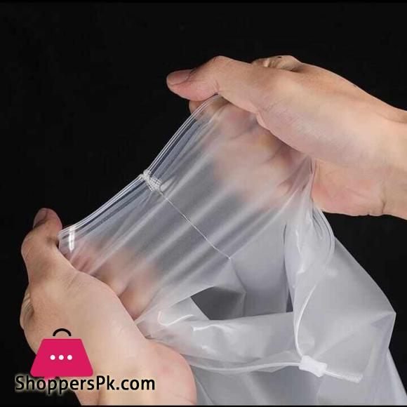 Zip Lock Plastic bags – Slider Suit Packing Bags - Pack of 100