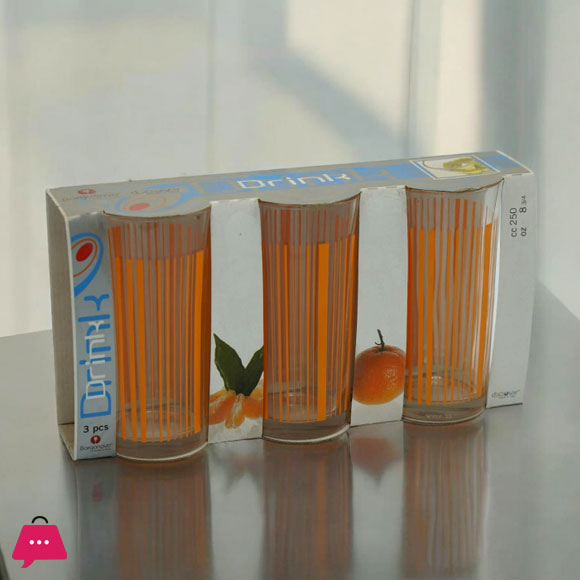 Alighieri Bibita 250ml Glass Set of 3