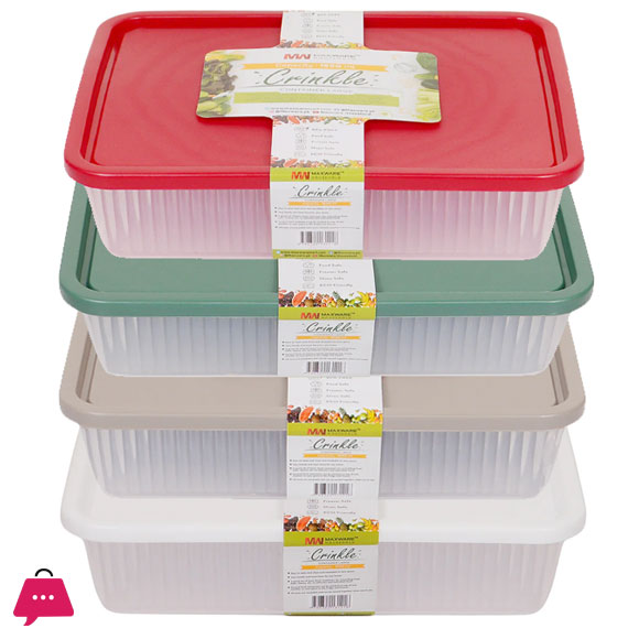 Crinkle Storage Container Large 1650ml