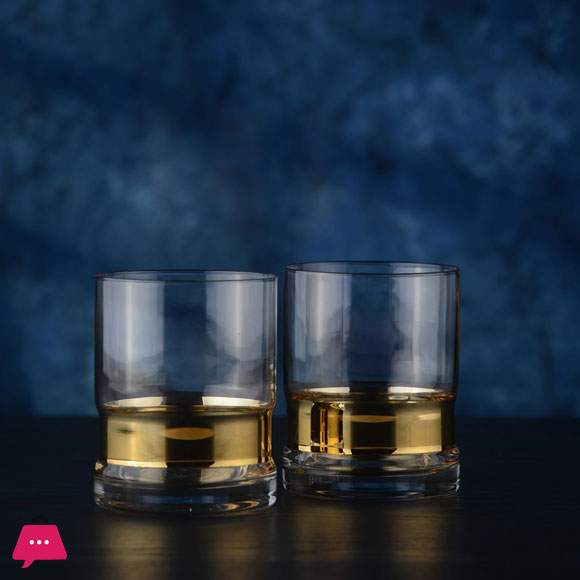 Crystal Anton Studio Glasses Elegant Drinking Glasses Set of 6