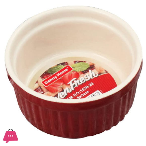 Danny Home Ceramic Stoneware Bakeware Set Oven to Table Baking Loaf tin 3.8 Inch