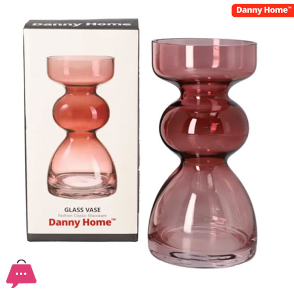 Danny Home Glass Plant Vase 16.7cm