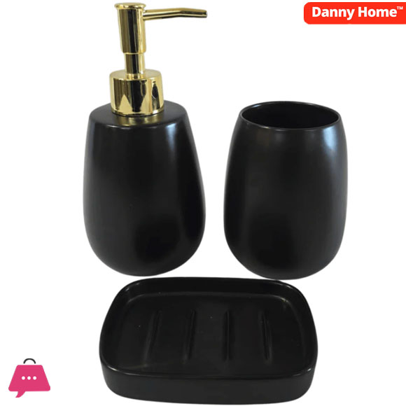 Danny Home Porcelain Bathroom Set 3 Pcs