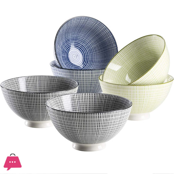 Danny Home Porcelain Bowls Set 4.5 CM