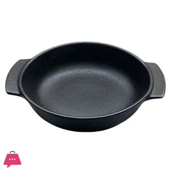 Danny Home Round Ceramic Double Ear Baking Dish 7 Inch