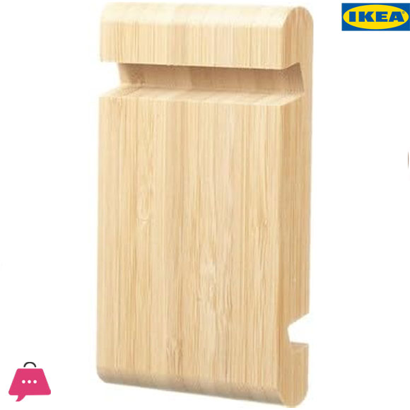 IKEA BERGENES Holder For Mobile Phone / Tablet Bamboo