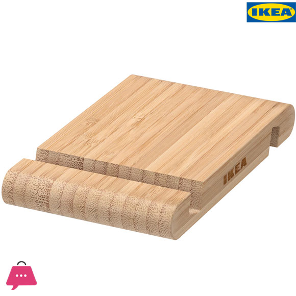 IKEA BERGENES Holder For Mobile Phone / Tablet Bamboo