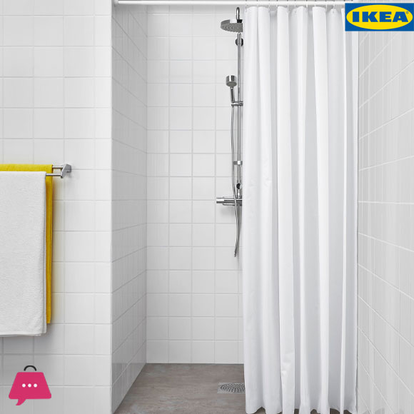 IKEA BJARSEN Shower Curtain - 180 x 200 CM
