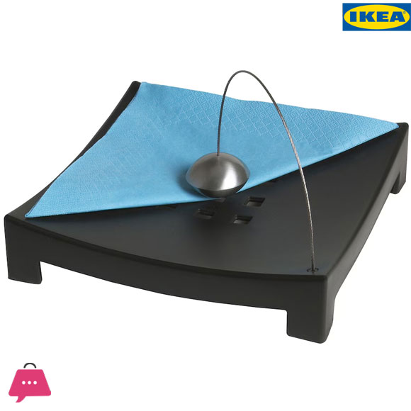 IKEA KNYCK Napkin Holder, Black