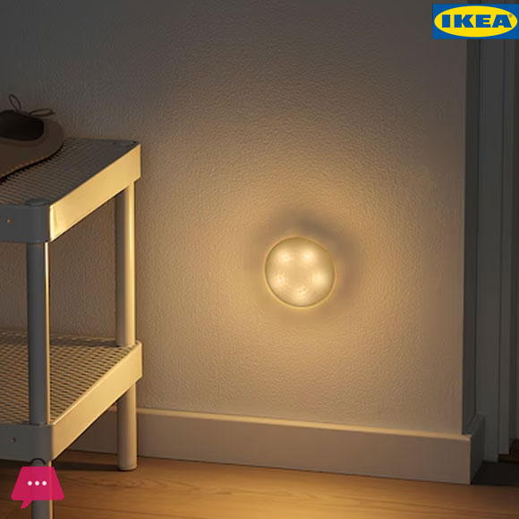 IKEA MOLGAN LED Lighting- White Battery-Operated