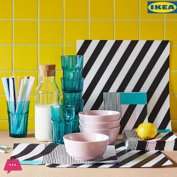 IKEA PIPIG Place Mat 37x37 cm