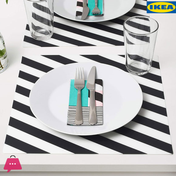 IKEA PIPIG Place Mat 37x37 cm