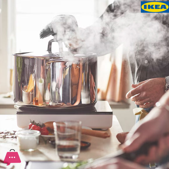 IKEA Pot stainless steel With Lid