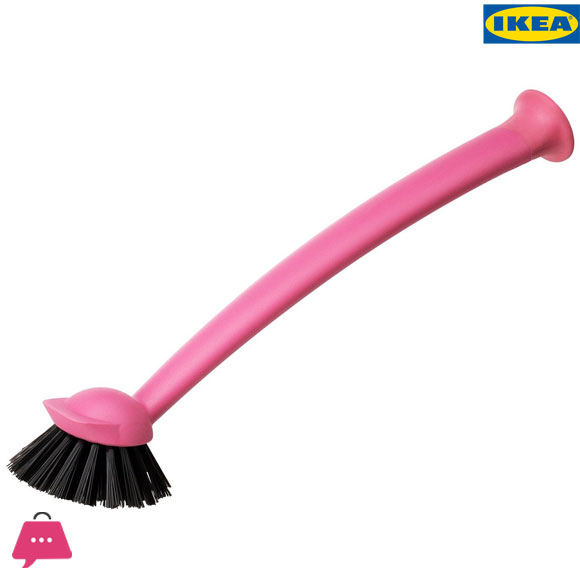 IKEA RINNIG Washing Brush Pink