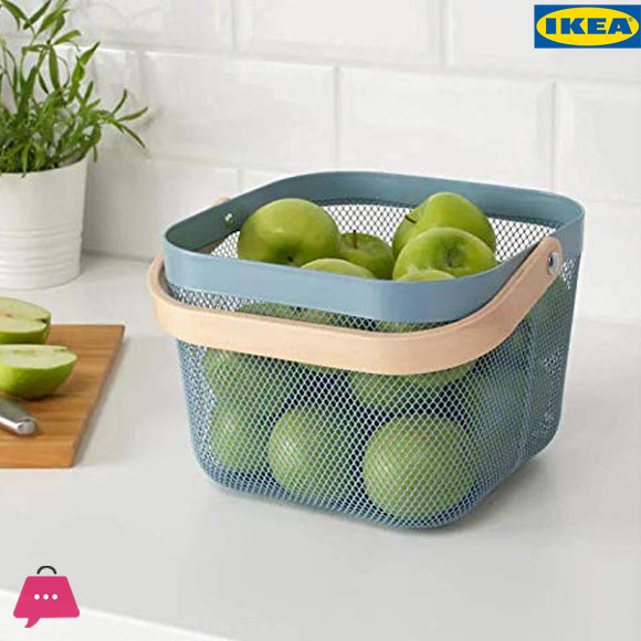 IKEA RISATORP Basket In Pale Blue