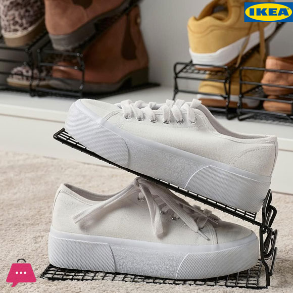 IKEA SKOSTALL Shoe Organiser Black