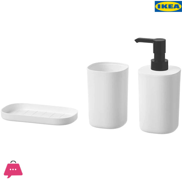 IKEA STORAVAN 3-Piece Bathroom Set