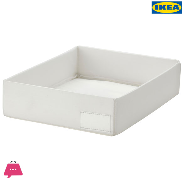 IKEA STUK Organizer White 26 x20 x 6 CM