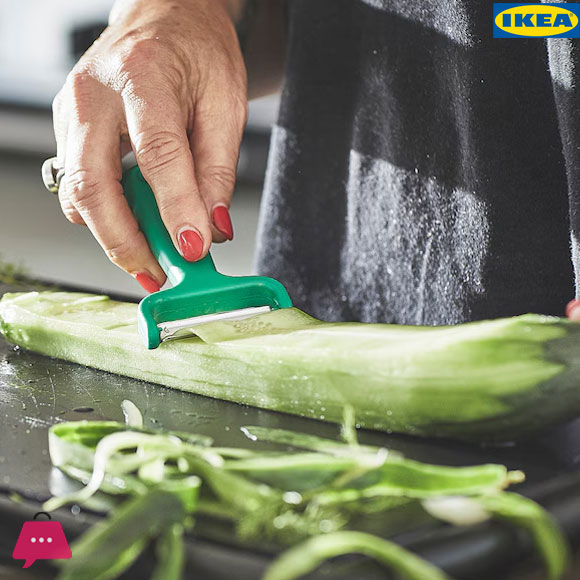 IKEA UPPFYLLD Peeler Bright Green