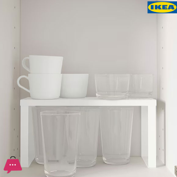IKEA VARIERA Shelf Insert White 32 x 13 x 16 CM