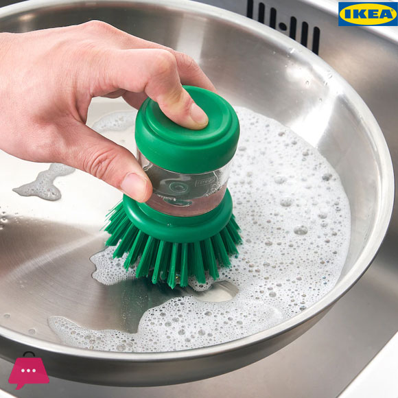 IKEA VIDEVECKMAL Dish-Washing Brush With Dispenser