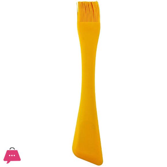 Oil Brush Scrapar for Cooking Kitchen Yellow Brush