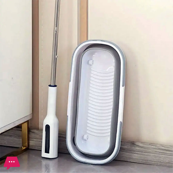 Hands Free Folding Bucket Mop Set