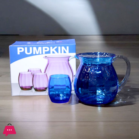 Pumpkin Acrylic Water Jug abd Tumbler Set of 7 Pcs