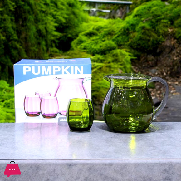 Pumpkin Acrylic Water Jug abd Tumbler Set of 7 Pcs