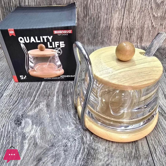 Quality Life Nature wood Art Jar Set